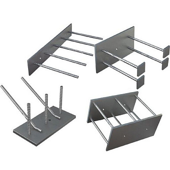 закладная деталь оцинкованная м17 100х100 мм для кладки