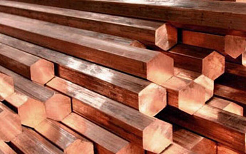 Шестигранник медный 30 мм М1 матовый шестигранник медный 30 мм м1 матовый