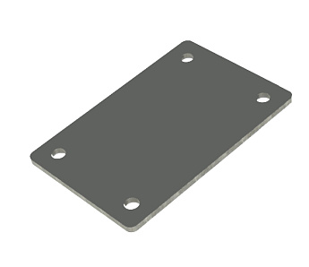 пластина прямоугольная с отверстиями 300х400 толщина 4 мм