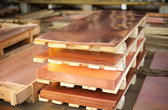 лист медный 5х1000х2000 мм мнж5-1 х/к матовый гпрхх