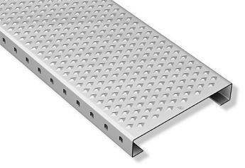 алюминиевый настил просечно-профилированный 1000х400х40х2 закрытый