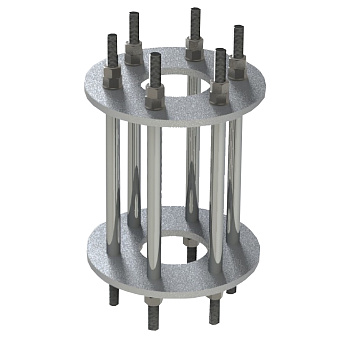 Закладная анкерная деталь ЗА-36/18/Д780-1.3-хц для опор лэп закладная анкерная деталь за-36/18/д780-1.3-хц для опор лэп