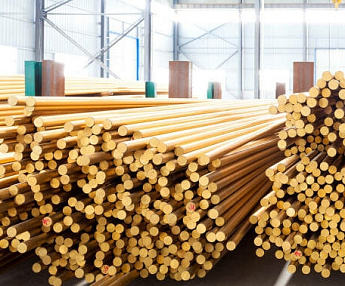 круг (пруток) латунный 18 мм лс59-1 тянутый матовый